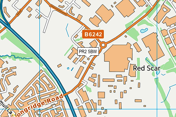 PR2 5BW map - OS VectorMap District (Ordnance Survey) PR2 5BW map - OS VectorMap District (Ordnance Survey)