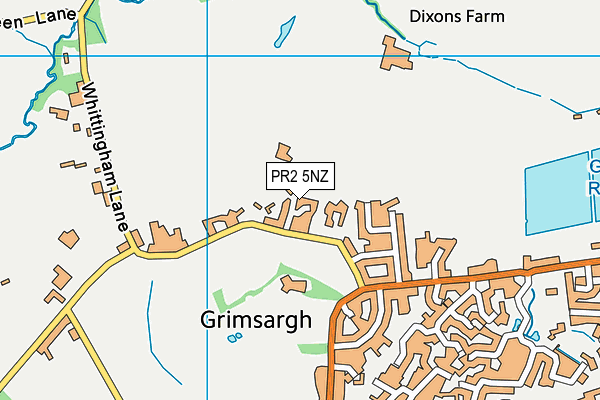 PR2 5NZ map - OS VectorMap District (Ordnance Survey) PR2 5NZ map - OS VectorMap District (Ordnance Survey)
