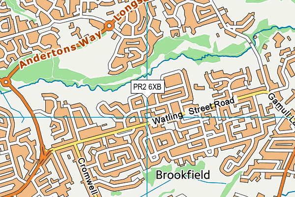 PR2 6XB map - OS VectorMap District (Ordnance Survey) PR2 6XB map - OS VectorMap District (Ordnance Survey)