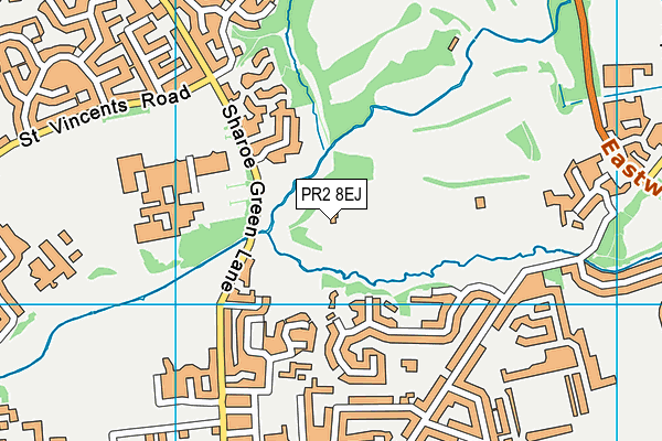 PR2 8EJ map - OS VectorMap District (Ordnance Survey) PR2 8EJ map - OS VectorMap District (Ordnance Survey)