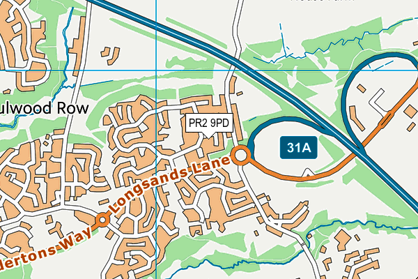 PR2 9PD map - OS VectorMap District (Ordnance Survey) PR2 9PD map - OS VectorMap District (Ordnance Survey)