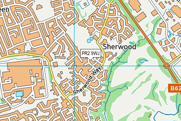 PR2 9WJ map - OS VectorMap District (Ordnance Survey) PR2 9WJ map - OS VectorMap District (Ordnance Survey)