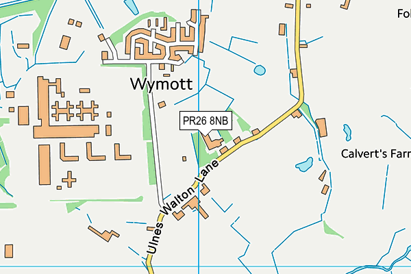 PR26 8NB map - OS VectorMap District (Ordnance Survey) PR26 8NB map - OS VectorMap District (Ordnance Survey)