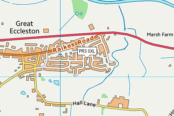 PR3 0XL map - OS VectorMap District (Ordnance Survey) PR3 0XL map - OS VectorMap District (Ordnance Survey)