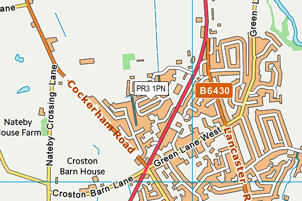 PR3 1PN map - OS VectorMap District (Ordnance Survey) PR3 1PN map - OS VectorMap District (Ordnance Survey)