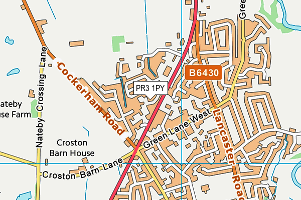 PR3 1PY map - OS VectorMap District (Ordnance Survey) PR3 1PY map - OS VectorMap District (Ordnance Survey)