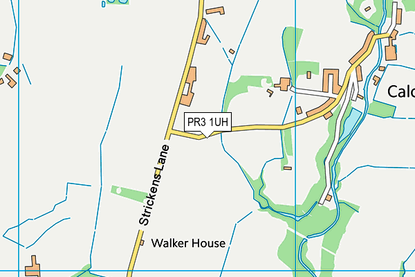 PR3 1UH map - OS VectorMap District (Ordnance Survey) PR3 1UH map - OS VectorMap District (Ordnance Survey)