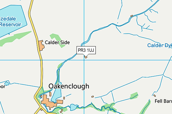 PR3 1UJ map - OS VectorMap District (Ordnance Survey) PR3 1UJ map - OS VectorMap District (Ordnance Survey)