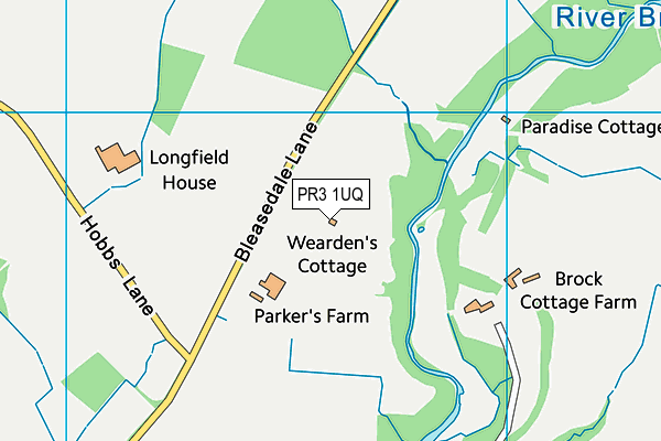 PR3 1UQ map - OS VectorMap District (Ordnance Survey) PR3 1UQ map - OS VectorMap District (Ordnance Survey)