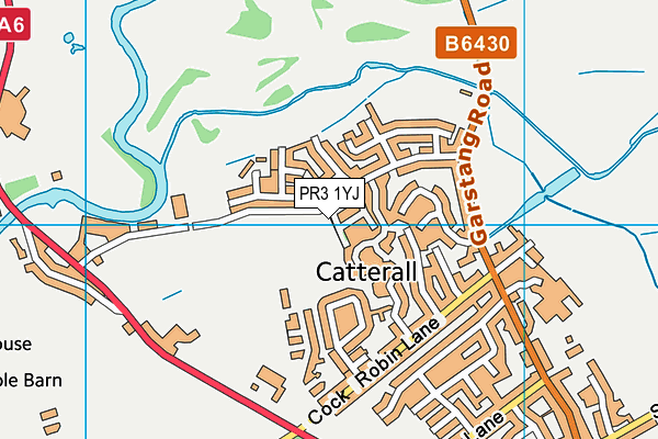 PR3 1YJ map - OS VectorMap District (Ordnance Survey) PR3 1YJ map - OS VectorMap District (Ordnance Survey)