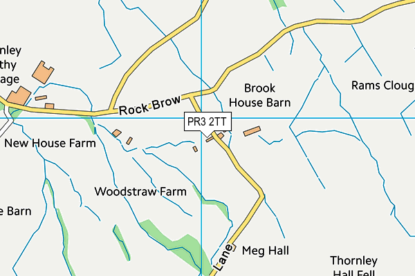 PR3 2TT map - OS VectorMap District (Ordnance Survey) PR3 2TT map - OS VectorMap District (Ordnance Survey)