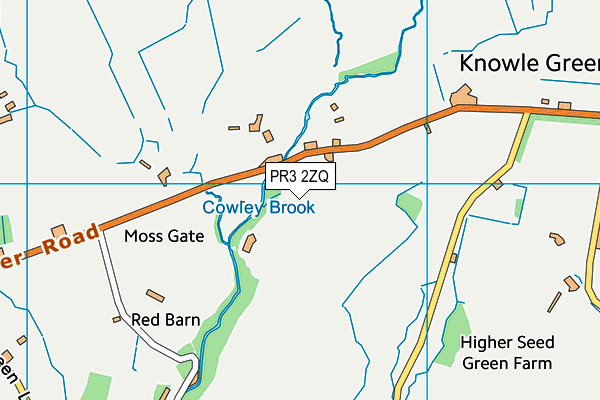 PR3 2ZQ map - OS VectorMap District (Ordnance Survey) PR3 2ZQ map - OS VectorMap District (Ordnance Survey)