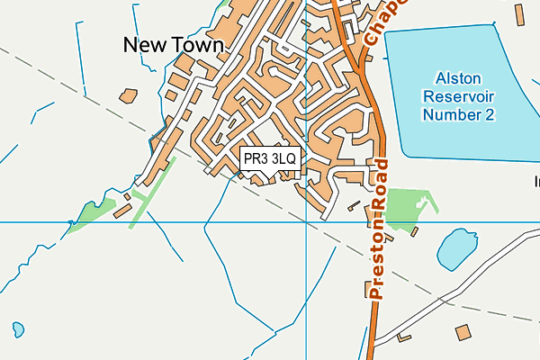 PR3 3LQ map - OS VectorMap District (Ordnance Survey) PR3 3LQ map - OS VectorMap District (Ordnance Survey)