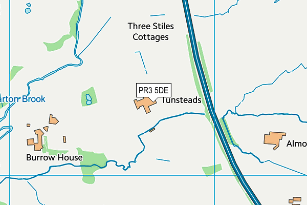 PR3 5DE map - OS VectorMap District (Ordnance Survey) PR3 5DE map - OS VectorMap District (Ordnance Survey)