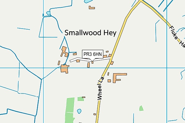 PR3 6HN map - OS VectorMap District (Ordnance Survey) PR3 6HN map - OS VectorMap District (Ordnance Survey)