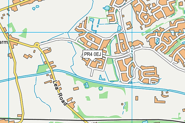 PR4 0EJ map - OS VectorMap District (Ordnance Survey) PR4 0EJ map - OS VectorMap District (Ordnance Survey)