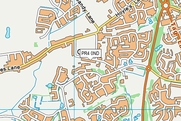 PR4 0ND map - OS VectorMap District (Ordnance Survey) PR4 0ND map - OS VectorMap District (Ordnance Survey)