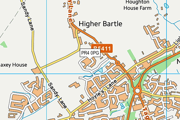 PR4 0PG map - OS VectorMap District (Ordnance Survey) PR4 0PG map - OS VectorMap District (Ordnance Survey)