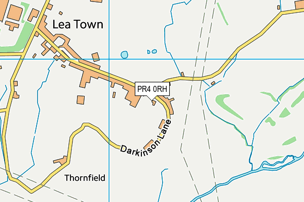 PR4 0RH map - OS VectorMap District (Ordnance Survey) PR4 0RH map - OS VectorMap District (Ordnance Survey)
