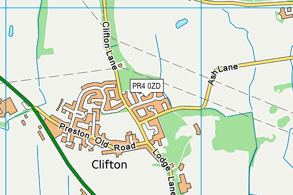 PR4 0ZD map - OS VectorMap District (Ordnance Survey) PR4 0ZD map - OS VectorMap District (Ordnance Survey)