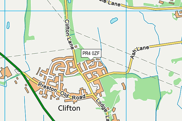 PR4 0ZF map - OS VectorMap District (Ordnance Survey) PR4 0ZF map - OS VectorMap District (Ordnance Survey)