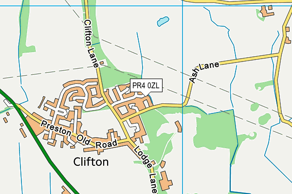 PR4 0ZL map - OS VectorMap District (Ordnance Survey) PR4 0ZL map - OS VectorMap District (Ordnance Survey)