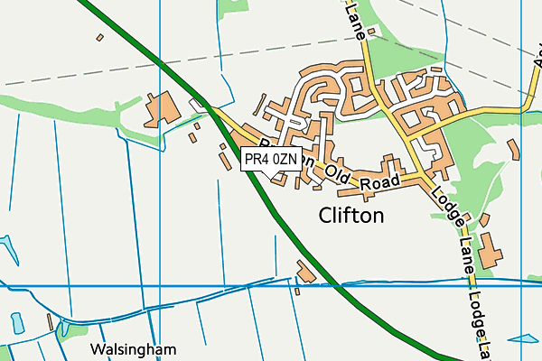 PR4 0ZN map - OS VectorMap District (Ordnance Survey) PR4 0ZN map - OS VectorMap District (Ordnance Survey)