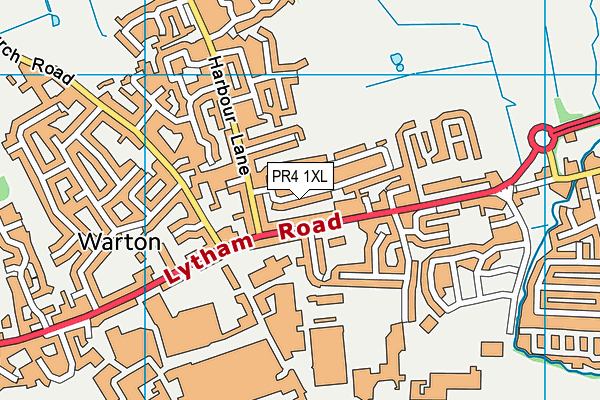 PR4 1XL map - OS VectorMap District (Ordnance Survey) PR4 1XL map - OS VectorMap District (Ordnance Survey)