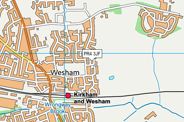 PR4 3JF map - OS VectorMap District (Ordnance Survey) PR4 3JF map - OS VectorMap District (Ordnance Survey)
