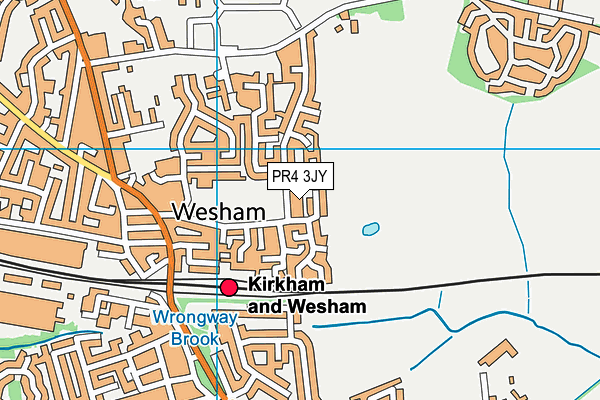 PR4 3JY map - OS VectorMap District (Ordnance Survey) PR4 3JY map - OS VectorMap District (Ordnance Survey)