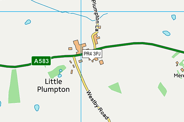 PR4 3PJ map - OS VectorMap District (Ordnance Survey) PR4 3PJ map - OS VectorMap District (Ordnance Survey)
