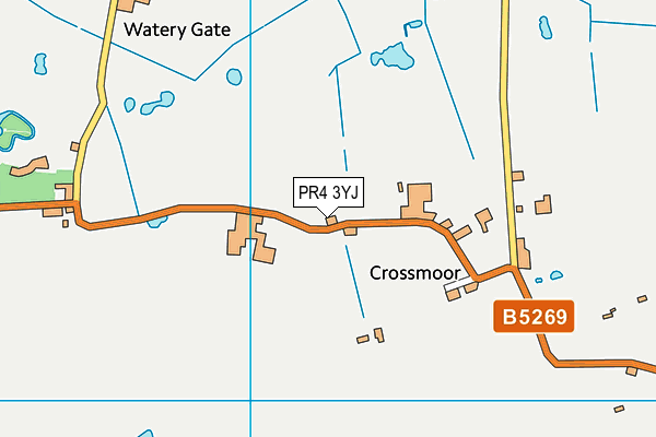 PR4 3YJ map - OS VectorMap District (Ordnance Survey) PR4 3YJ map - OS VectorMap District (Ordnance Survey)