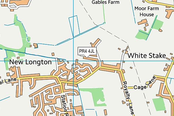 PR4 4JL map - OS VectorMap District (Ordnance Survey) PR4 4JL map - OS VectorMap District (Ordnance Survey)