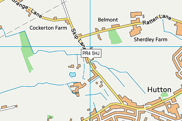 PR4 5HJ map - OS VectorMap District (Ordnance Survey) PR4 5HJ map - OS VectorMap District (Ordnance Survey)