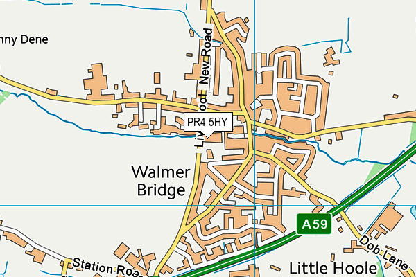 PR4 5HY map - OS VectorMap District (Ordnance Survey) PR4 5HY map - OS VectorMap District (Ordnance Survey)