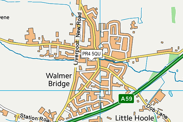 PR4 5QU map - OS VectorMap District (Ordnance Survey) PR4 5QU map - OS VectorMap District (Ordnance Survey)