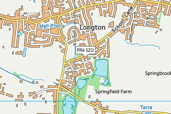 PR4 5ZQ map - OS VectorMap District (Ordnance Survey) PR4 5ZQ map - OS VectorMap District (Ordnance Survey)