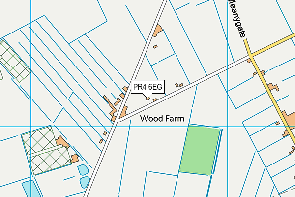 PR4 6EG map - OS VectorMap District (Ordnance Survey) PR4 6EG map - OS VectorMap District (Ordnance Survey)