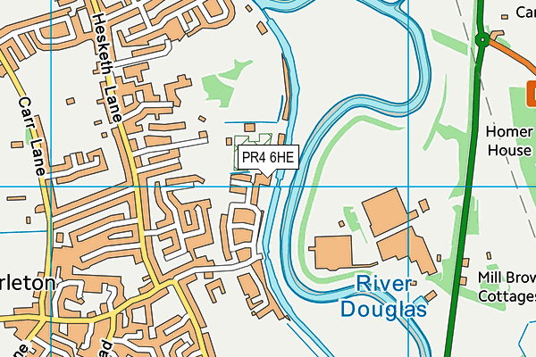 PR4 6HE map - OS VectorMap District (Ordnance Survey) PR4 6HE map - OS VectorMap District (Ordnance Survey)