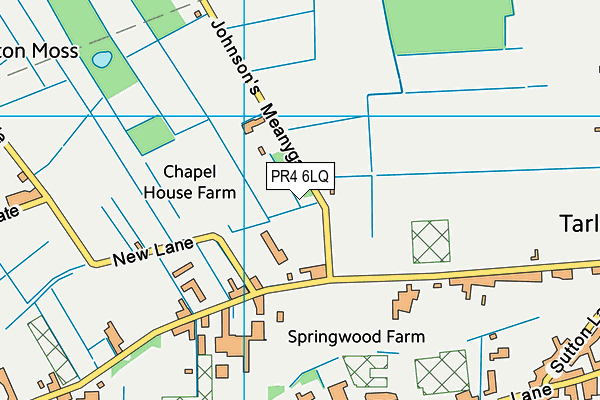 PR4 6LQ map - OS VectorMap District (Ordnance Survey) PR4 6LQ map - OS VectorMap District (Ordnance Survey)