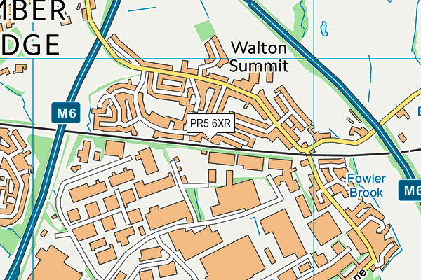 PR5 6XR map - OS VectorMap District (Ordnance Survey) PR5 6XR map - OS VectorMap District (Ordnance Survey)