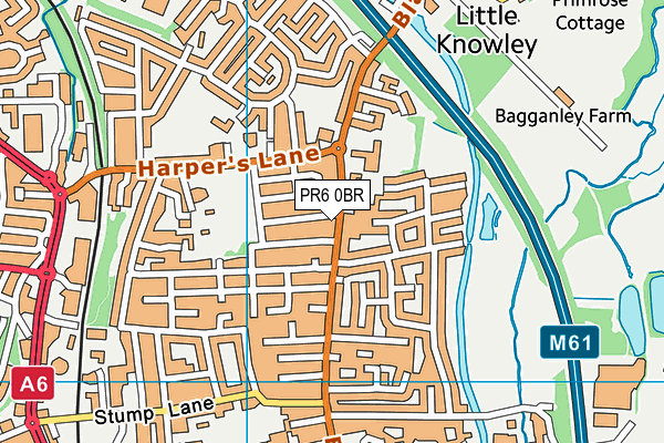 PR6 0BR map - OS VectorMap District (Ordnance Survey) PR6 0BR map - OS VectorMap District (Ordnance Survey)