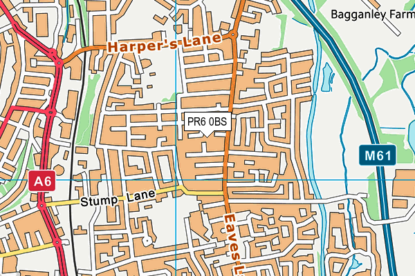 PR6 0BS map - OS VectorMap District (Ordnance Survey) PR6 0BS map - OS VectorMap District (Ordnance Survey)