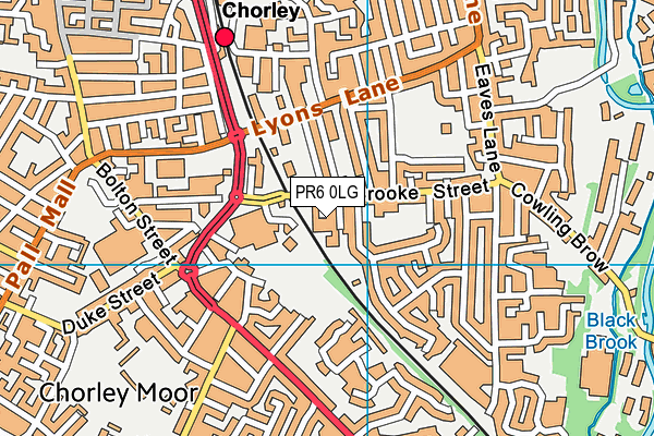 PR6 0LG map - OS VectorMap District (Ordnance Survey) PR6 0LG map - OS VectorMap District (Ordnance Survey)