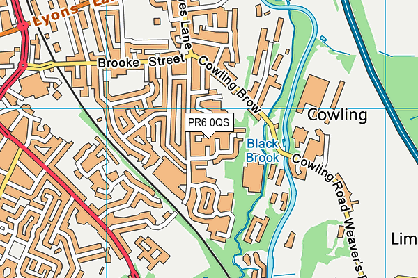 PR6 0QS map - OS VectorMap District (Ordnance Survey) PR6 0QS map - OS VectorMap District (Ordnance Survey)