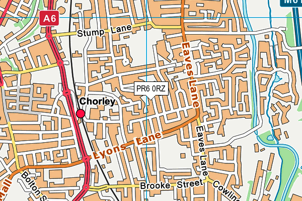 PR6 0RZ map - OS VectorMap District (Ordnance Survey) PR6 0RZ map - OS VectorMap District (Ordnance Survey)