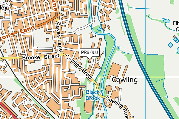 PR6 0UJ map - OS VectorMap District (Ordnance Survey) PR6 0UJ map - OS VectorMap District (Ordnance Survey)