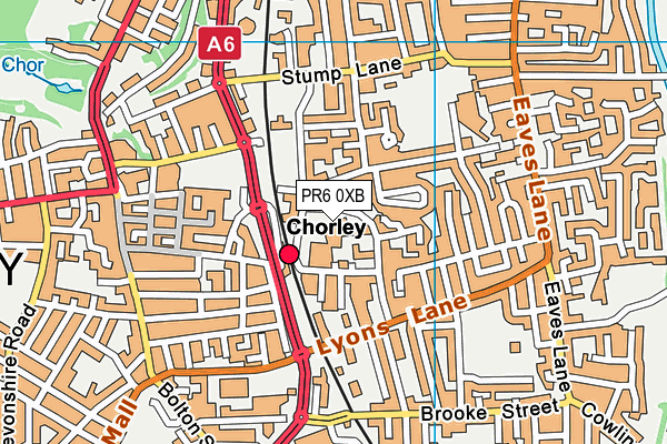 PR6 0XB map - OS VectorMap District (Ordnance Survey) PR6 0XB map - OS VectorMap District (Ordnance Survey)