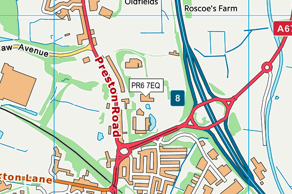 PR6 7EQ map - OS VectorMap District (Ordnance Survey) PR6 7EQ map - OS VectorMap District (Ordnance Survey)