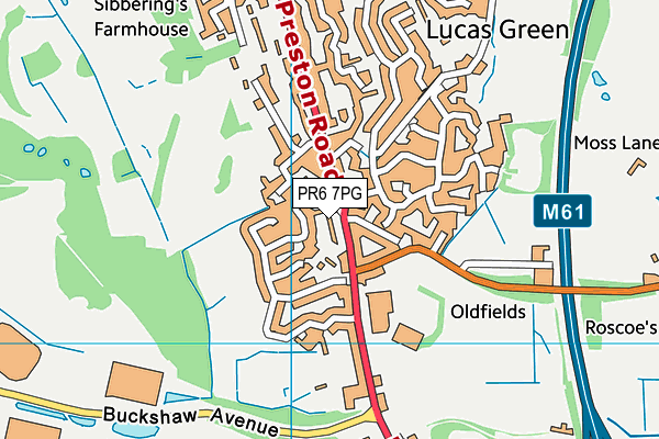 PR6 7PG map - OS VectorMap District (Ordnance Survey) PR6 7PG map - OS VectorMap District (Ordnance Survey)